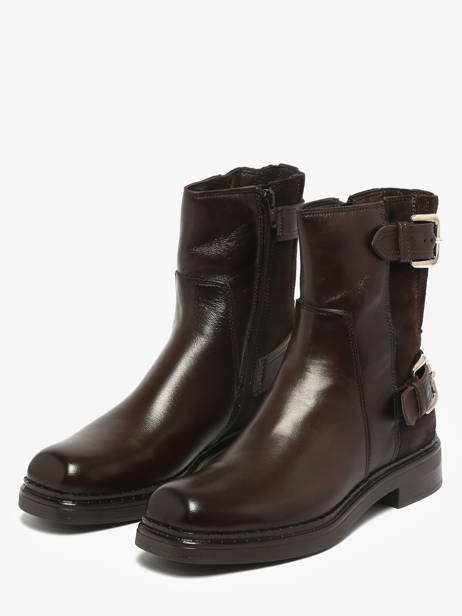 Enkellaarsjes Uit Leder Mjus Bruin women L93203 ander zicht 1